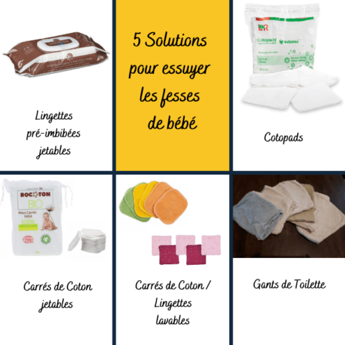 Comparatif des solutions pour nettoyer les fesses de bébé - Ma Baby  Checklist